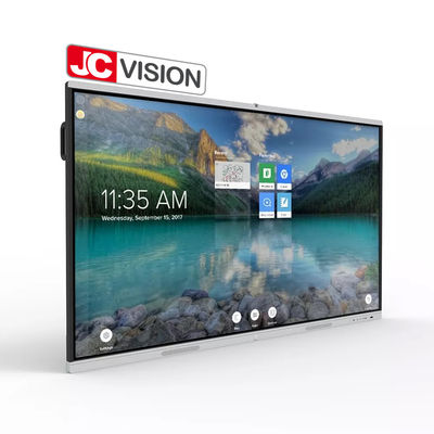 จอแสดงผลแบบโต้ตอบอัจฉริยะ Android OPS 4K ขนาด 75 นิ้ว หน้าจอสัมผัสอัจฉริยะกระดานไวท์บอร์ดแบบโต้ตอบ