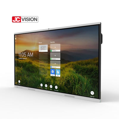 กระดานไวท์บอร์ดแบบโต้ตอบสำหรับการประชุม OPS จอแสดงผล OLED สัมผัส 4K ขนาด 86 นิ้ว 20 จุด