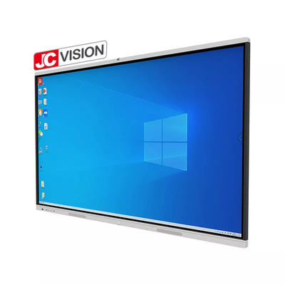 กระดานไวท์บอร์ดดิจิทัลสำหรับห้องเรียน JCVISION 4K เพื่อการศึกษาแบบมัลติทัชอินเทอร์แอคทีฟ
