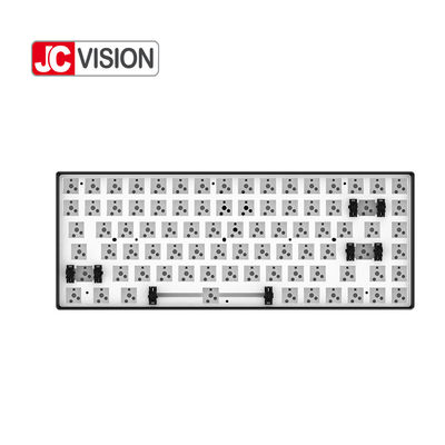 JCVISION 84 คีย์ คีย์บอร์ดเครื่องจักรกล Anti-Ghosting CNC โลหะอะลูมิเนียมกราฟ