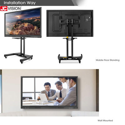 110 นิ้ว Jcvision 4K ทัชสกรีน บอร์ดสมาร์ท คลาสสอน
