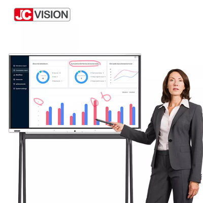 กระดานไวท์บอร์ดอัจฉริยะแบบโต้ตอบ Jcvision Ir สำหรับห้องเรียน