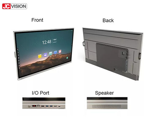 JCVISION 4K Ultra Smart Interactive Whiteboard Class Teaching สร้างในกล้อง