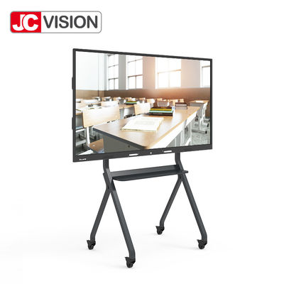JCVISION กระดานไวท์บอร์ดแบบโต้ตอบ 4K IR 20 Touch สำหรับการสอนในชั้นเรียน การฉายภาพหน้าจอ