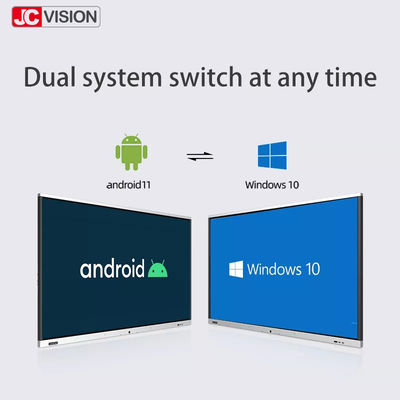 การศึกษา All In One อินเตอร์เอ็กทรอนิกส์ Whiteboard Smart Touch Screen