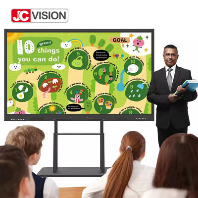 JCVISION 55 - 110Inch 4K Ultra Smart Education Board 4 + 64GB แอนดรอยด์ 110
