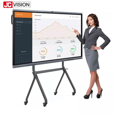 JCVISION ห้องเรียนการประชุมจอสัมผัส สัมผัสกระดาษลายมือกระดาษขาวอินเตอร์เอ็กซ์พีซี กับ PC OPS