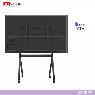 กระดานไวท์บอร์ดอัจฉริยะแบบโต้ตอบของโรงเรียน JCVISION ขนาด 110 นิ้ว หน้าจอ LCD ระบบสัมผัส พร้อมพีซีในตัว