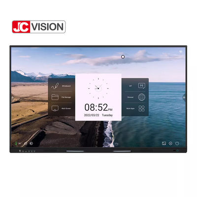 กระดานไวท์บอร์ดอัจฉริยะแบบโต้ตอบขนาด 55 - 100 นิ้ว 4K UHD DLED Backlight สำหรับการเรียนการสอนในโรงเรียน