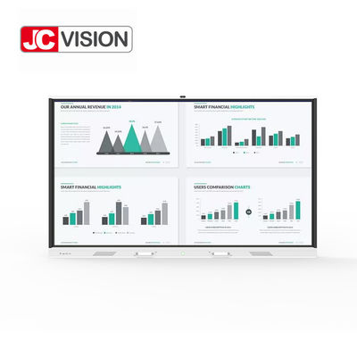 JCVISION แผง LCD BOE สีขาว ไฟพื้นหลัง DLED เมนบอร์ด Android สำหรับการเรียนการสอนในห้องเรียน