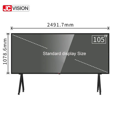 JCVISION 105 นิ้ว 20 จุด IR Touch Smart Board สําหรับการสอนในห้องเรียน