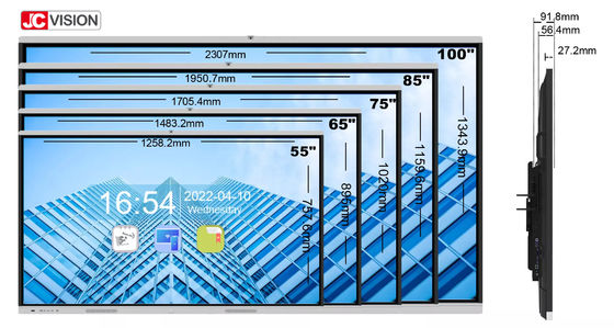 JCVISION Classroom อินเตอร์เอกซ์ติกชั่น สมาชิกบอร์ด 86 นิ้ว ด้วยระบบปฏิบัติการ Android