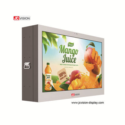 JCVISION 65'' ด้านนอก กันน้ํา จิตอล สายป้าย ผนังติดจอ LCD