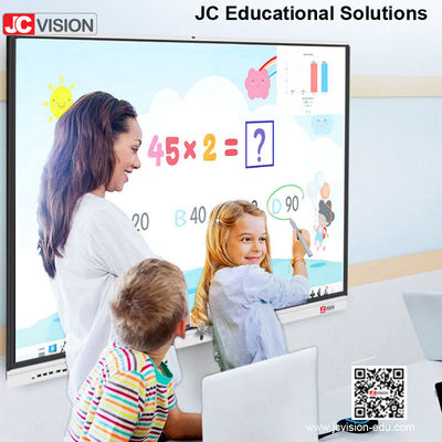 กระดานอัจฉริยะแบบโต้ตอบ JCVISION โซลูชันแบบครบวงจรสำหรับการสอนในห้องเรียน ระบบสัมผัส IR