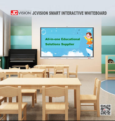 กระดานอัจฉริยะแบบโต้ตอบ JCVISION โซลูชันแบบครบวงจรสำหรับการสอนในห้องเรียน ระบบสัมผัส IR