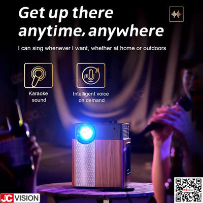 Jcvision Smart DLP Projector Outdoor Home Party ห้องคาราโอเกะ LED 1080P โปรเจคเตอร์