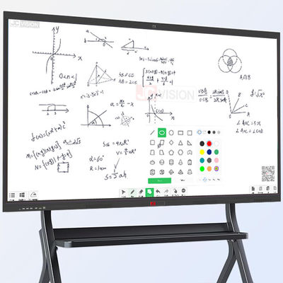JCVISION แอนดรอยด์ 13.0 ขนาด 75 นิ้ว แผนผังออนไลน์ 15W*2 สเตเรีย LED แบ็คไลท์