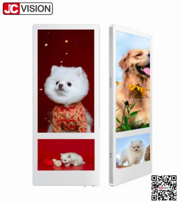 จอแสดงผล TFT LCD ขนาด 17 นิ้ว ป้ายดิจิทัล HD WiFi Network เครื่องเล่นมัลติมีเดียโฆษณา หน้าจอลิฟต์โดยสาร