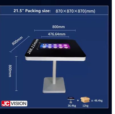 JCVISION 21.5 นิ้ว สั่งร้านกาแฟ หน้าจอกันน้ํา โต๊ะเกมดิจิตอล พร้อมจอสัมผัส
