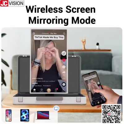 JCVISION 27" กระเป๋าสตางค์ มอนิเตอร์จอสัมผัส Android 12 System กระเป๋าสตางค์จอฉลาด