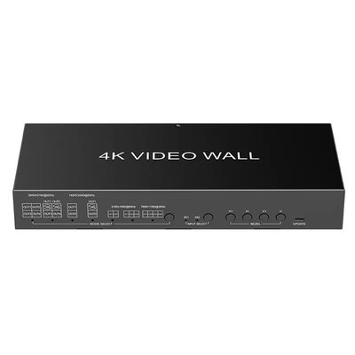 JCVISION วิดีโอ 4K JCVISION วอลล์ HDMI2.0 Matrix 2 ช่องเข้า 4 ช่องออก พร้อมเอาต์พุตวิดีโอวอลล์ 2x2 ปรับได้เอง เอาต์พุตเสียง L/R