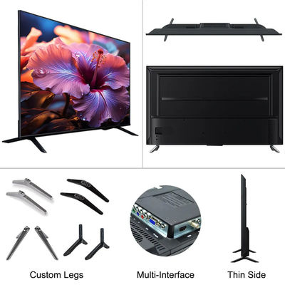 สมาร์ททีวี 43 นิ้ว โทรทัศน์ 4k 32 40 43 50 65 นิ้ว LED ทีวี พร้อม Android WiFi 45 นิ้ว Google สมาร์ททีวี