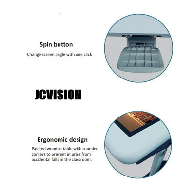 JCVision Height Lift 32 นิ้ว แอนดรอยด์ ขนาดจอสัมผัส โต๊ะเกมสําหรับห้องเด็ก