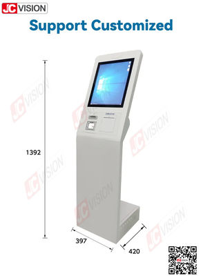 JCVISION ระบบบริหารคิวในล็อบบี้ของธนาคาร โรงพยาบาล เครื่องตั๋ว เครื่องจอสัมผัส