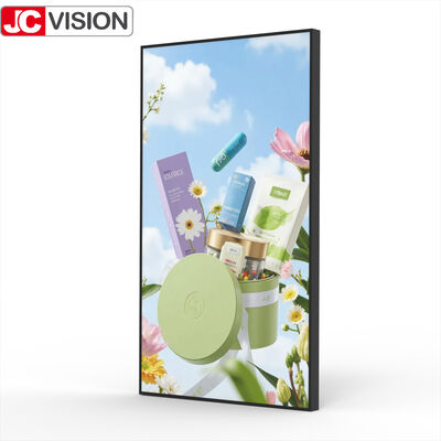 65" 4K UHD High Brightness Wall Light Box – 2000 nits, E-LED, Android 11 for Outdoor Retail & Public Spaces