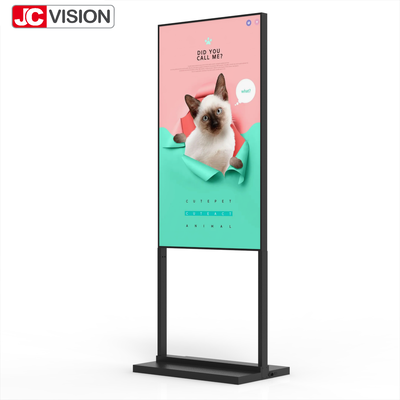 65" 4K UHD High Brightness Wall Light Box – 2000 nits, E-LED, Android 11 for Outdoor Retail & Public Spaces