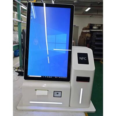 24 นิ้ว LED การตกแต่ง Desktop Android คอมพิวเตอร์ ทัชสกรีน คิโอสค์การชําระเงิน พร้อมเก็บเงินสด