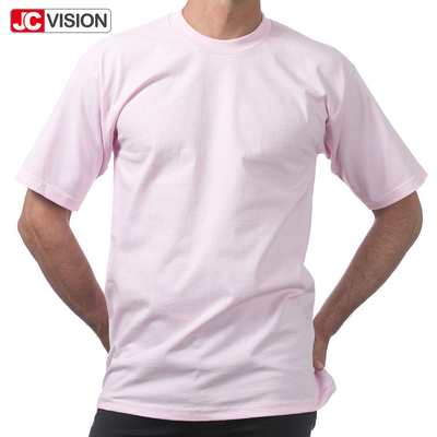 JCVISION เสื้อยืดสําหรับผู้ชาย เสื้อยืดผู้ชาย 100% ผ้าใบ O คอ สั้น แขนเรียบ เสื้อร้อนขนาดใหญ่