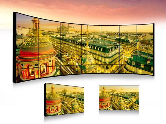 จอแสดงผลวิดีโอวอลล์ LCD ของ JCVISION ขนาด 43 นิ้ว LCD HD วิดีโอวอลล์แบบไร้รอยต่อ
