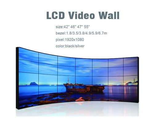 จอแสดงผลวิดีโอวอลล์ LCD ของ JCVISION ขนาด 43 นิ้ว LCD HD วิดีโอวอลล์แบบไร้รอยต่อ