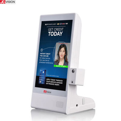 WiFi LCD Touch Screen Table Top Digital Signage กับการตรวจจับอุณหภูมิ