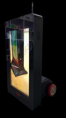 43 นิ้ว กันน้ําภายนอก LCD ป้ายดิจิตอลด้วยล้อ 6.5ms Wall Mount Kiosk