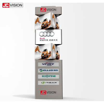 JCVISION จอป้ายดิจิตอลกลางแจ้งที่กําหนดเอง จอป้ายหอคอยหมุน LED