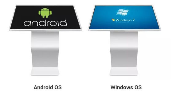 จอแสดงผลป้ายดิจิทัลในร่มระบบสัมผัส IR K Type Touch Screen Kiosk
