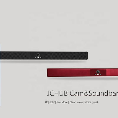 4K กล้องไมโครโฟน All In One Speaker วิดีโอคอนเฟอเรนซ์ บาร์เสียงด้วยเว็บแคม