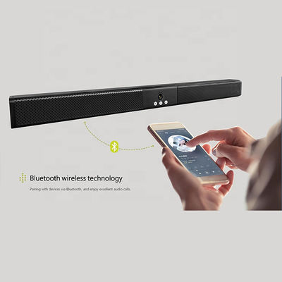 4K กล้องไมโครโฟน All In One Speaker วิดีโอคอนเฟอเรนซ์ บาร์เสียงด้วยเว็บแคม