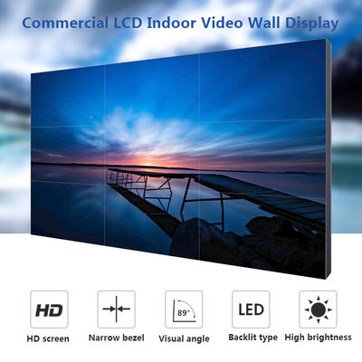 จอแสดงผลวิดีโอวอลล์ LCD ดิจิตอล จอต่อวิดีโอ 3x3 ตัวควบคุมวิดีโอวอลล์ 49 นิ้ว