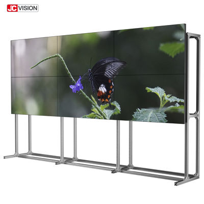 จอแสดงผลวิดีโอวอลล์ LCD ดิจิตอล จอต่อวิดีโอ 3x3 ตัวควบคุมวิดีโอวอลล์ 49 นิ้ว