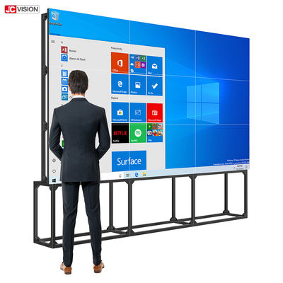 จอแสดงผลวิดีโอวอลล์ LCD 4K Samsung LG 3x3 สำหรับโฆษณา