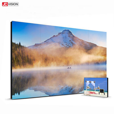 จอแสดงผลวิดีโอวอลล์ LCD ขนาด 46 นิ้ว ขอบ 3.5 มม. หน้าจอ LCD 500nit