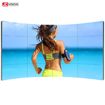 178 องศา LCD วิดีโอ ผนังจอ 4K HD 3x3 วิดีโอ ผนัง Digital Signage 46 "