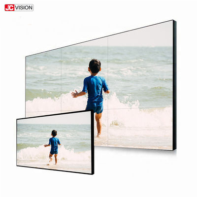 จอแสดงผลวิดีโอ LCD ขนาด 55 นิ้ว, วิดีโอวอลล์ Zero Bezel 500nit สำหรับศูนย์ธุรกิจ
