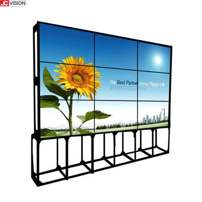 JCVISION จอ LCD โฆษณาดิจิทัลแนวตั้งสำหรับวิดีโอวอลล์ขนาด 55 นิ้ว