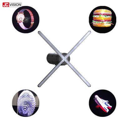 หมุน Micro 3D Hologram LED Fan, WIFI 3D Hologram Projection 65 ซม