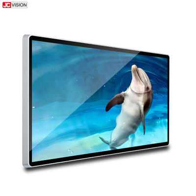จอแสดงผลป้ายดิจิตอลในร่ม JCVISION ขนาด 32 นิ้ว ติดผนัง เครื่องเล่นโฆษณา LCD