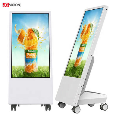 ป้ายดิจิตอล LCD แบบพกพา 32" 1920x1080 350nits พร้อมล้อ